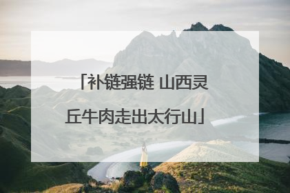 补链强链 山西灵丘牛肉走出太行山