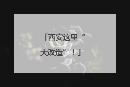 西安这里“大改造”！