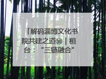 解码淄博文化书院共建之道⑩｜桓台：“三链融合”撬动基层文化共治新动能