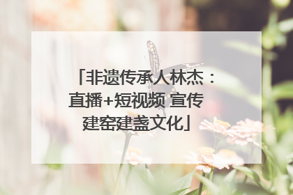 非遗传承人林杰：直播+短视频 宣传建窑建盏文化