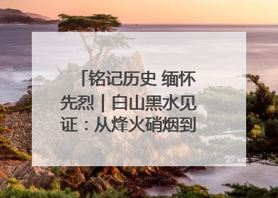 铭记历史 缅怀先烈｜白山黑水见证：从烽火硝烟到振兴热土的巨变