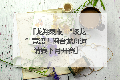 龙翔刺桐 “蛟龙”竞渡！闽台龙舟邀请赛下月开赛