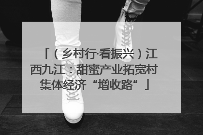 （乡村行·看振兴）江西九江：甜蜜产业拓宽村集体经济“增收路”